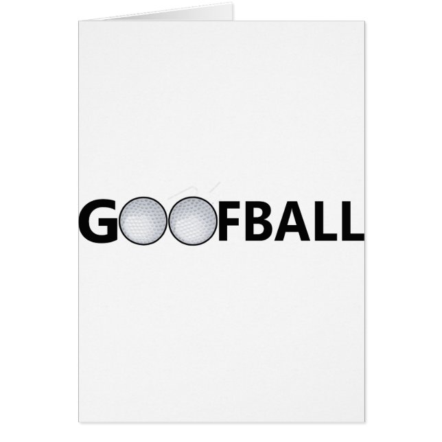 Balle de golf de Goofball (Devant)