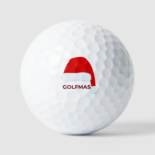Balle de golf de Noël GOLFMAS (Recto)