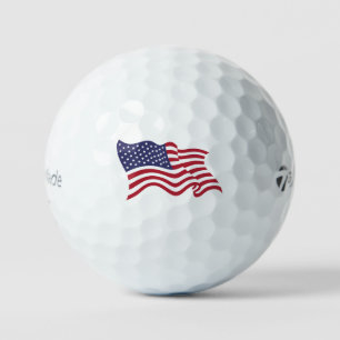 Balle de golf Drapeau Américain Patriotique