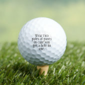 Balle de golf drôle - Blague sur un trou en un cou (T-shirt Insitu)
