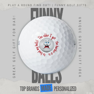 Balle de Golf Drôle Citation Humour Papa Plus je