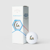 Balle de golf drôle sans caca – Émoji de caca (Conditionnement)