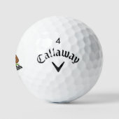Balle de golf drôle sans caca – Émoji de caca (Logo)