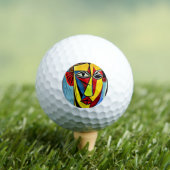 Balle de golf en art abstrait (T-shirt Insitu)
