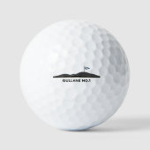 Balle de golf Gullane Écosse (Recto)