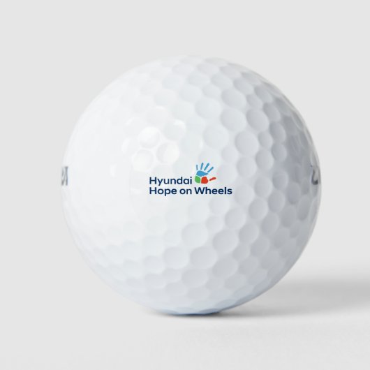 Balle de golf Hyundai Hope on Wheels (Devant)