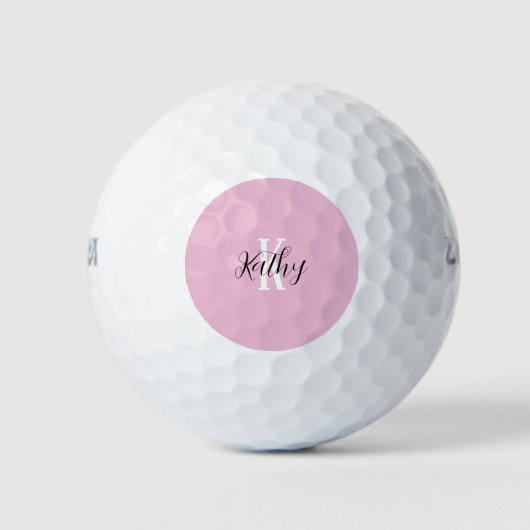 BALLE DE GOLF INITIALE PERSONNALISÉE (Devant)