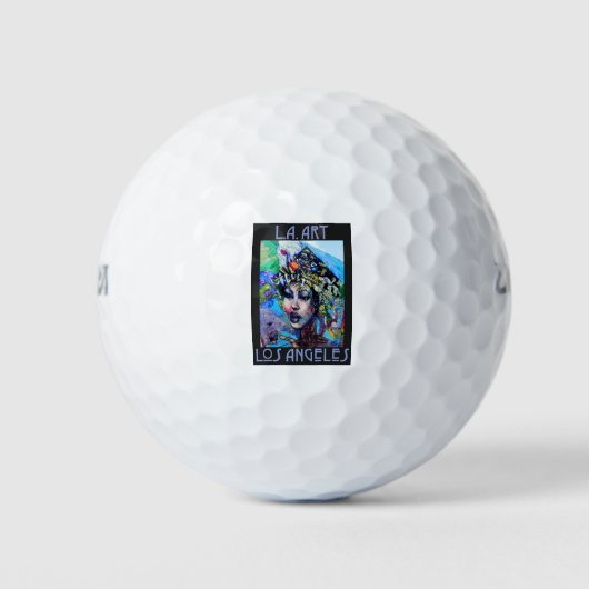 Balle de golf LA Art (Devant)