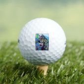 Balle de golf LA Art (T-shirt Insitu)