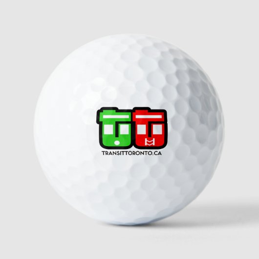 Balle de Golf Logo Transit Toronto (Recto)