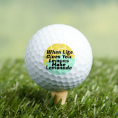 Balle de golf Make Lemonade (T-shirt Insitu)