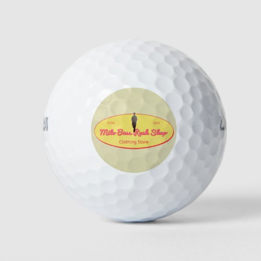 Balle de golf Milo Bass Rush Shop (Devant)