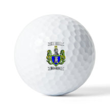 Balle de golf Nom de famille Rodriguez et blason