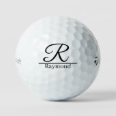 Balle de golf personnalisée avec monogramme Taylor (Recto)