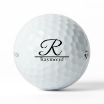 Balle de golf personnalisée avec monogramme Taylor