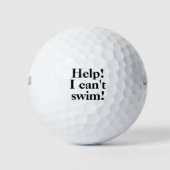 Balle de golf personnalisée drôle (Devant)