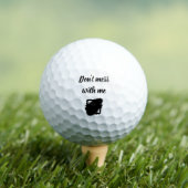 Balle de golf personnalisée « Ne vous en prenez pa (T-shirt Insitu)
