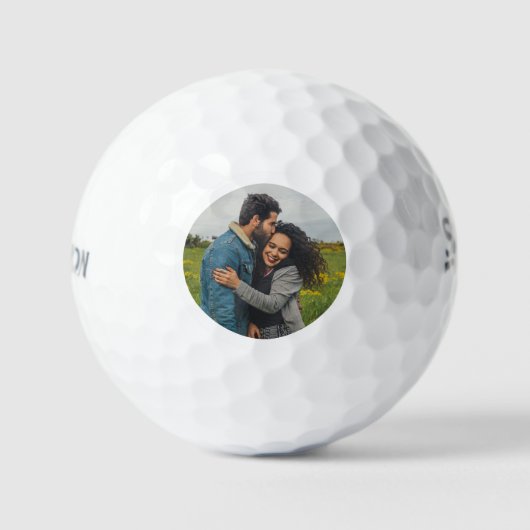 Balle de Golf Photo Simple (Recto)
