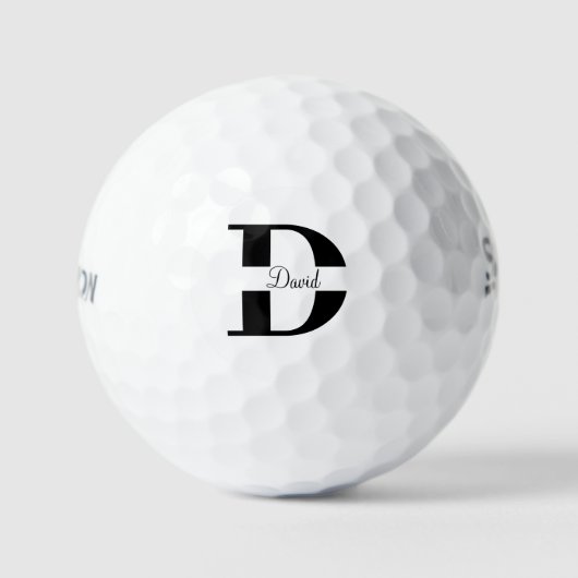 Balle de golf Srixon Soft Feel 13 avec monogramme (Recto)