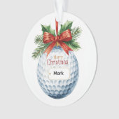 Balle de golf thème de Noël (devant)