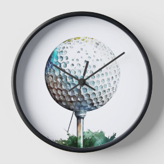 balle de golf Wall Horloge