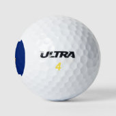 Balle de golf Wilson avec drapeau de Québec (Logo)