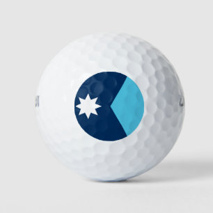 Balle de golf Wilson avec drapeau du Minnesota, Ét