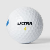 Balle de golf Wilson avec le drapeau de Séoul, Cor (Logo)
