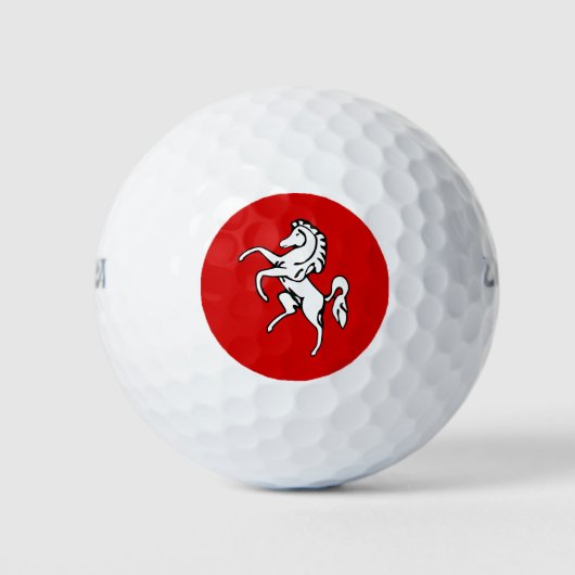 Balle de golf Wilson avec le drapeau du Kent, Angl (Devant)