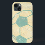Balle de Pastel<br><div class="desc">Show your love of the worlds' favorite pastime with this great print of a soccer ball by Chariklia Zarris. The pastel blue and shading give the piece the feel of motion, as if the ball were just kicked and it is rolling by . Purchase a copy today and hang it...</div>