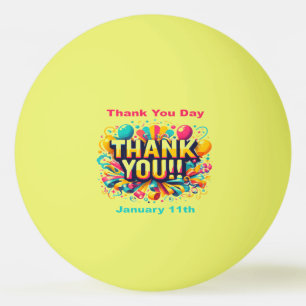 Balle De Ping Pong 11 janvier - Jour du Merci