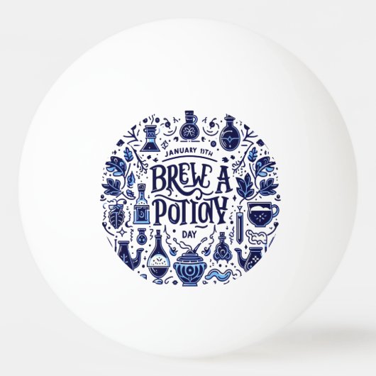 Balle De Ping Pong 19 janvier - Fête de la potion (Devant)