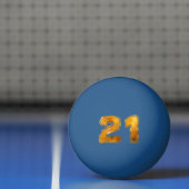 Balle De Ping Pong 21 21e anniversaire (Filet)