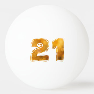 Balle De Ping Pong 21 21e anniversaire