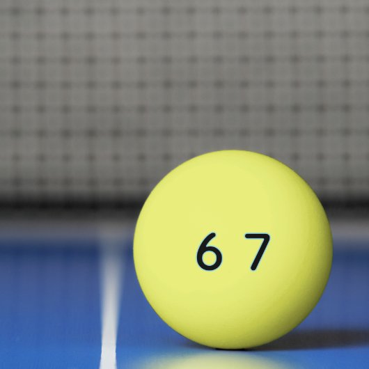 Balle De Ping Pong 6 7 Six Seven Épique (Filet)