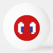 Balle De Ping Pong 8 bits Pixel Manga Eyes (Dos)