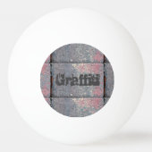 Balle De Ping Pong à damiers brique urbaine personnalisée (Dos)