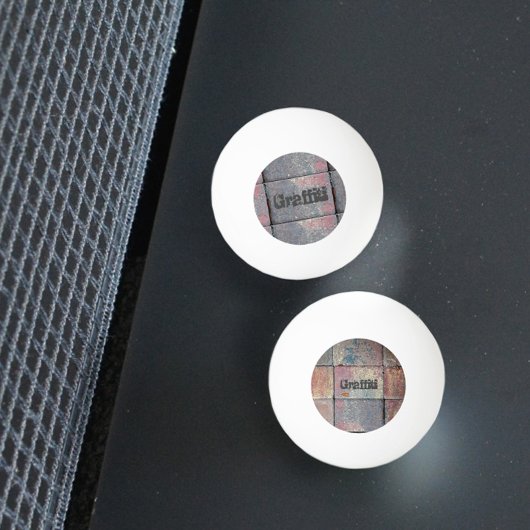 Balle De Ping Pong à damiers brique urbaine personnalisée