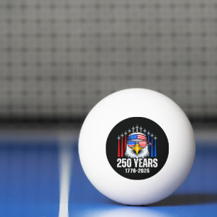 Balle De Ping Pong Aigle patriotique USA 250e anniversaire 250e