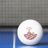 Balle De Ping Pong Aimer baleine rose (Filet)