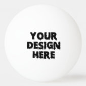Balle De Ping Pong Ajouter un logo d'image personnalisé Conception ph (Devant)
