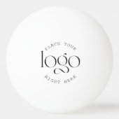 Balle De Ping Pong Ajouter Votre Logo Nom Monogramme Personnalisé (Devant)