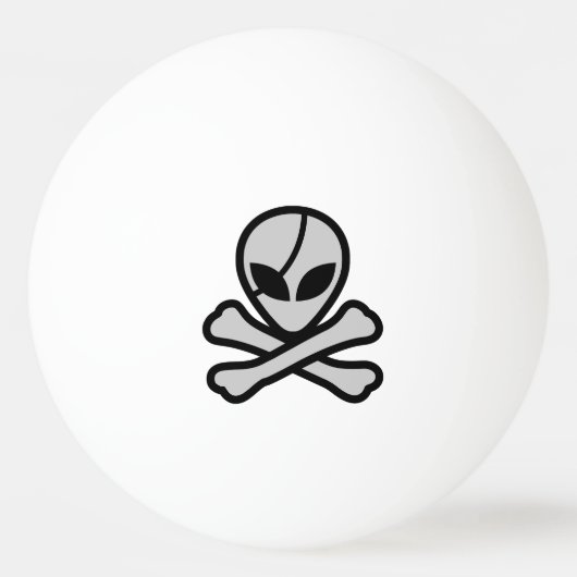 Balle De Ping Pong Alien Pirate (Devant)
