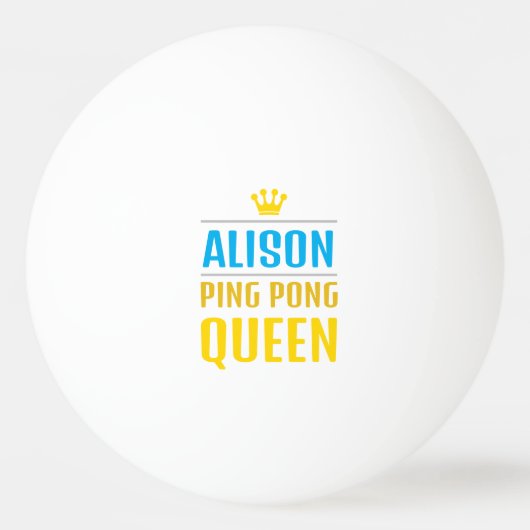 Balle De Ping Pong Alison (Devant)