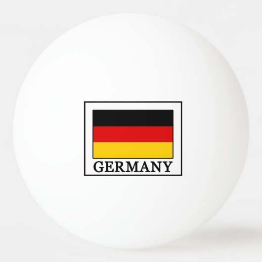 Balle De Ping Pong Allemagne (Devant)