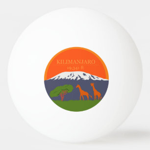 Balle De Ping Pong Altitude du Kilimandjaro