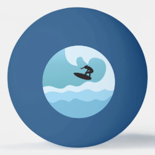 BALLE DE PING PONG AMANT DE SURF