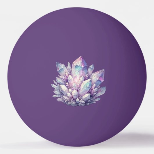 Balle De Ping Pong Amas de quartz pastel (Devant)