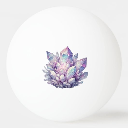 Balle De Ping Pong amas de quartz pastel (Devant)