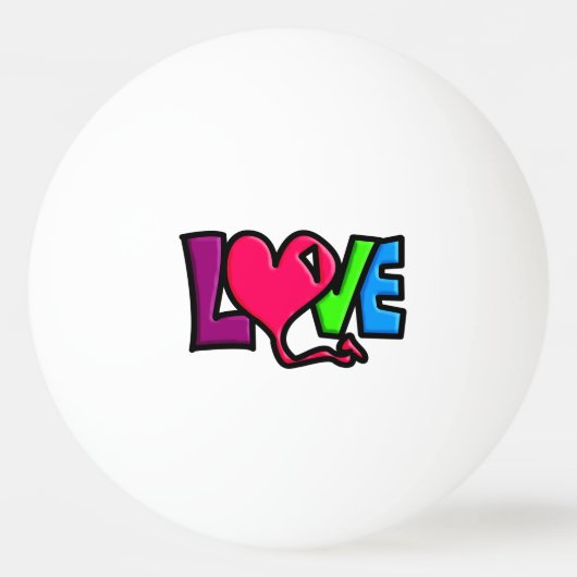 Balle De Ping Pong Amour (Devant)